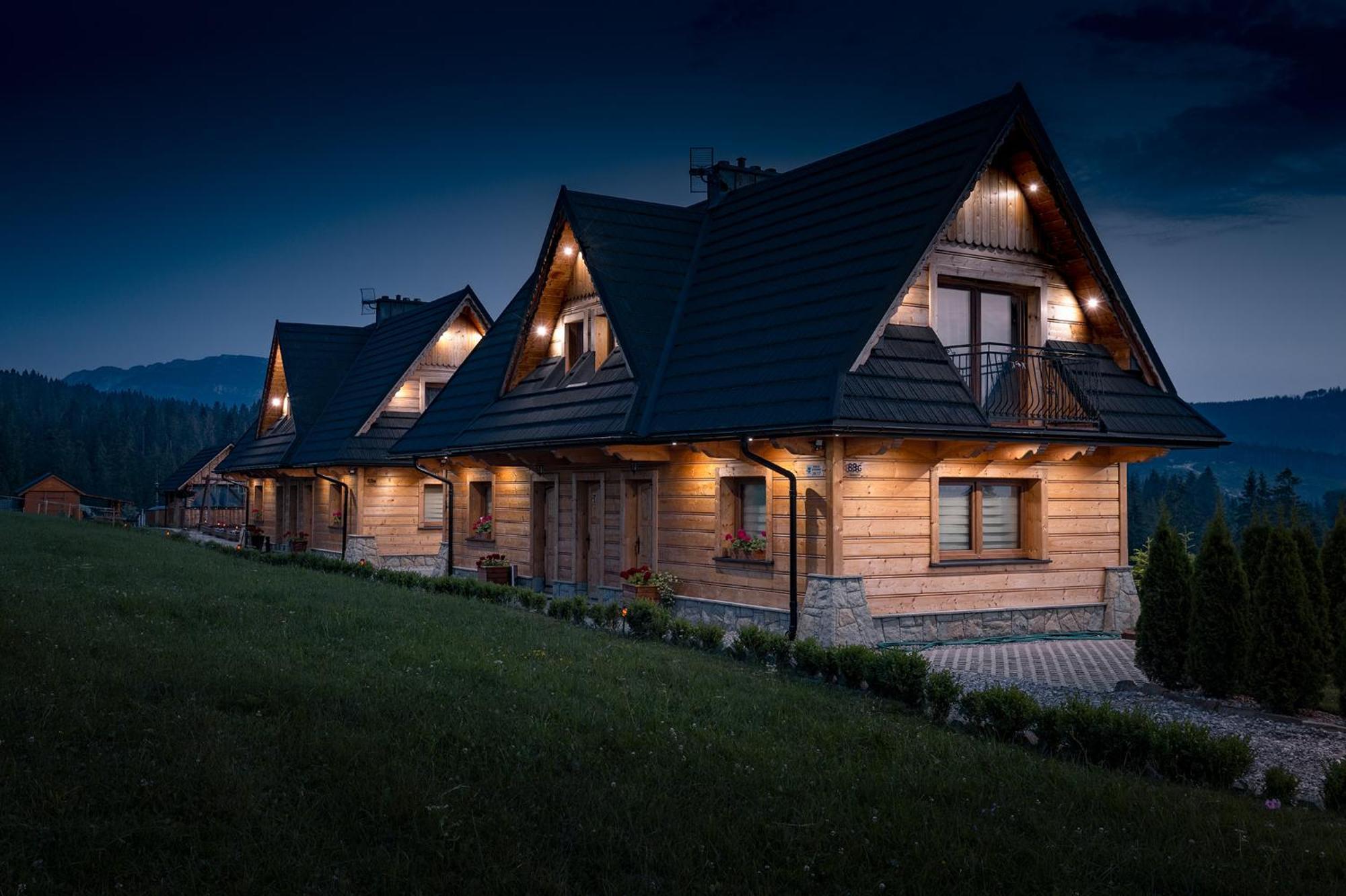 Witowianskie Domki Z Kominkiem, Jacuzzi I Sauna Dzianisz エクステリア 写真