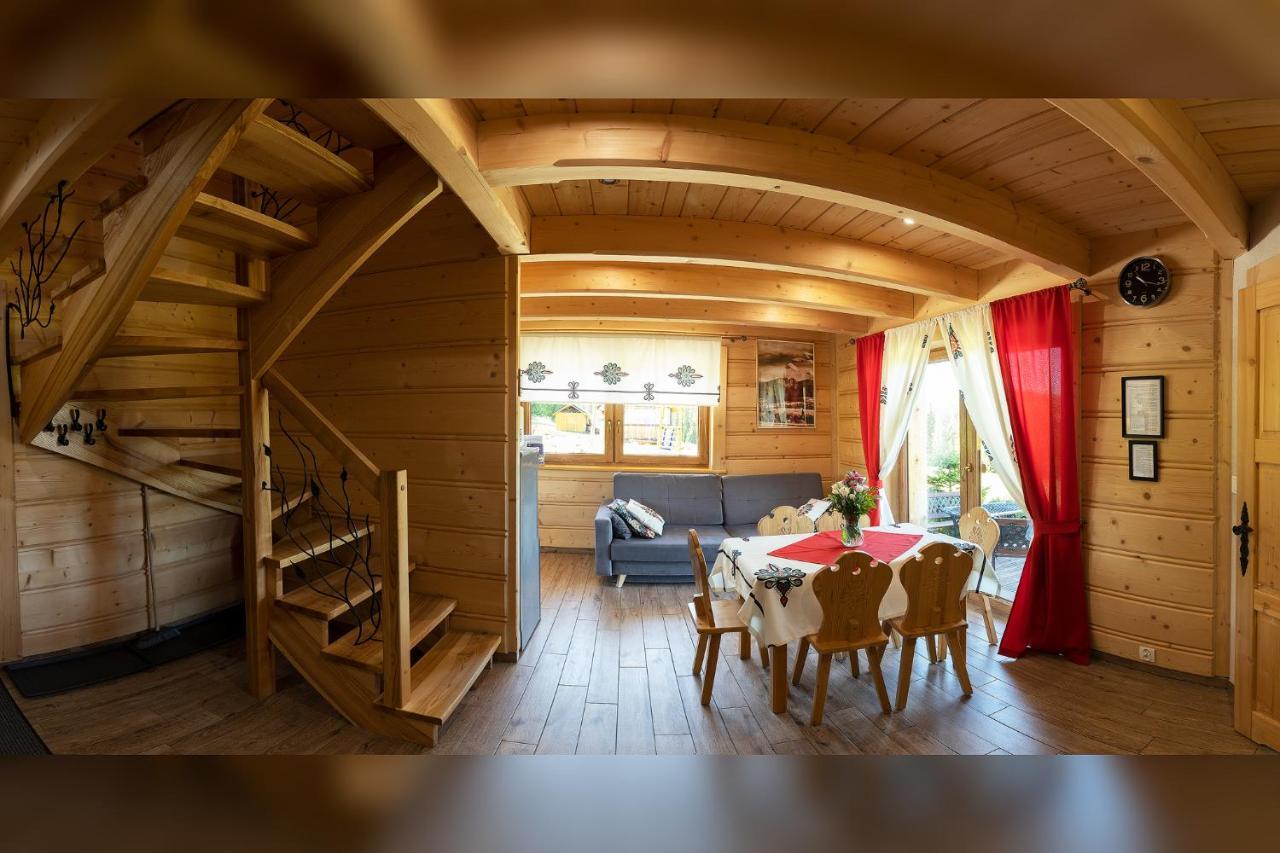 Witowianskie Domki Z Kominkiem, Jacuzzi I Sauna Dzianisz エクステリア 写真