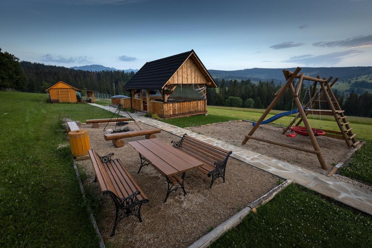 Witowianskie Domki Z Kominkiem, Jacuzzi I Sauna Dzianisz エクステリア 写真