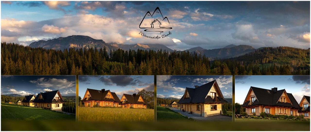 Witowianskie Domki Z Kominkiem, Jacuzzi I Sauna Dzianisz エクステリア 写真