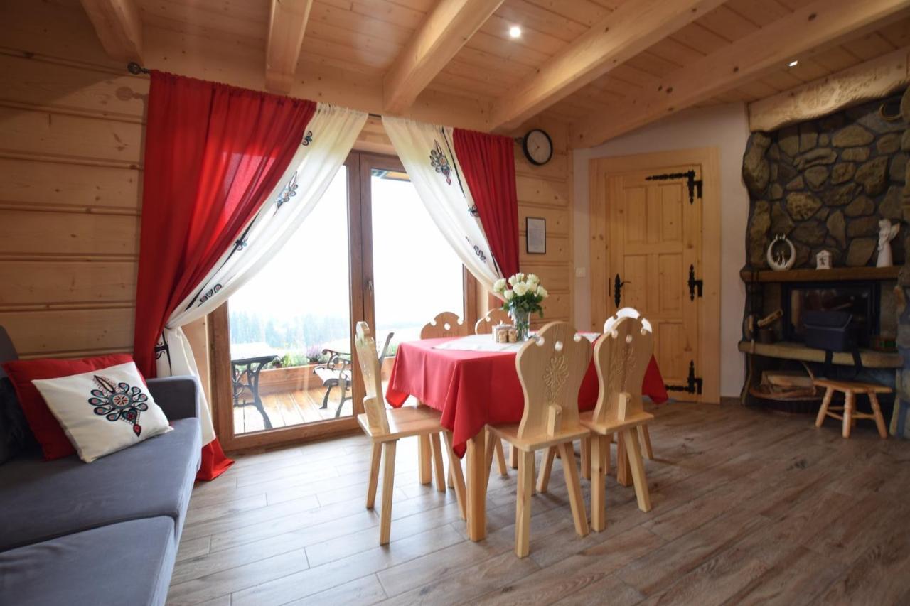 Witowianskie Domki Z Kominkiem, Jacuzzi I Sauna Dzianisz エクステリア 写真