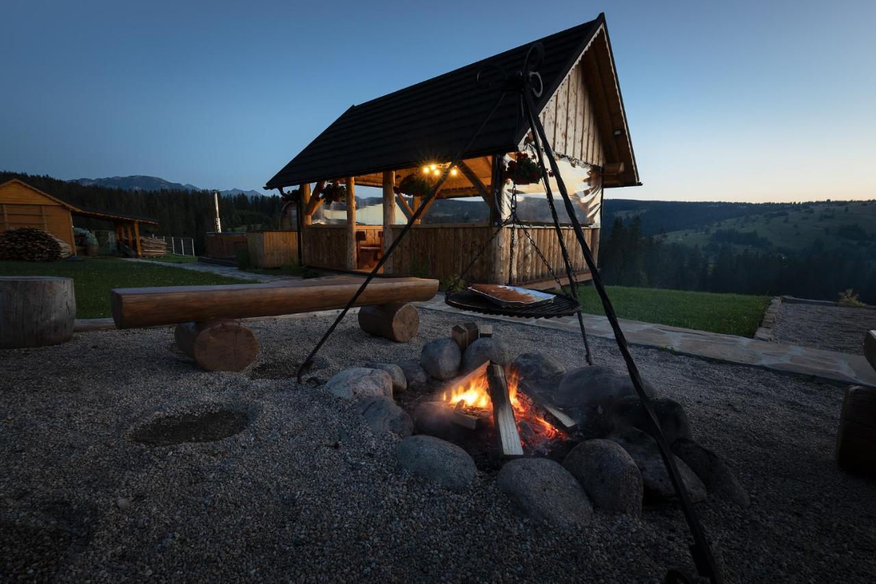 Witowianskie Domki Z Kominkiem, Jacuzzi I Sauna Dzianisz エクステリア 写真