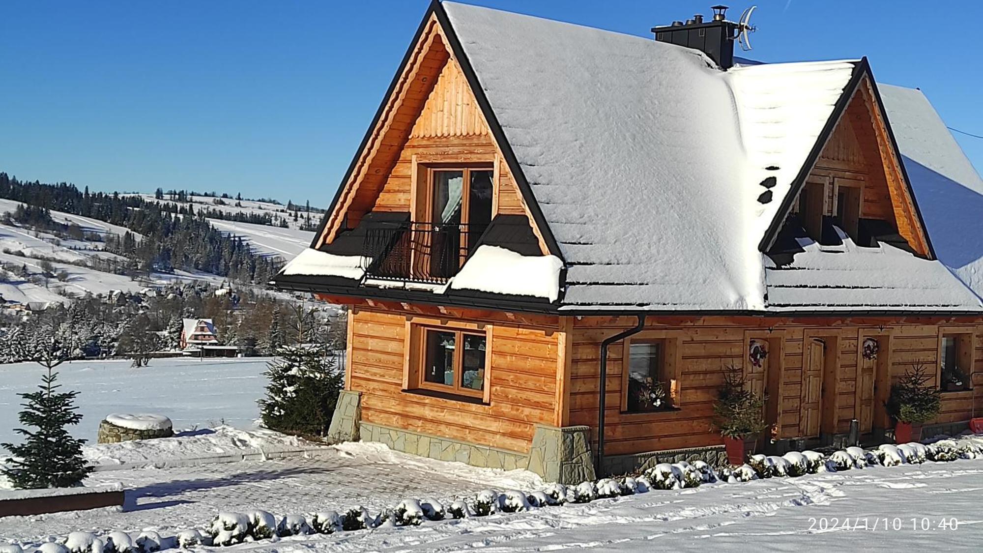 Witowianskie Domki Z Kominkiem, Jacuzzi I Sauna Dzianisz エクステリア 写真