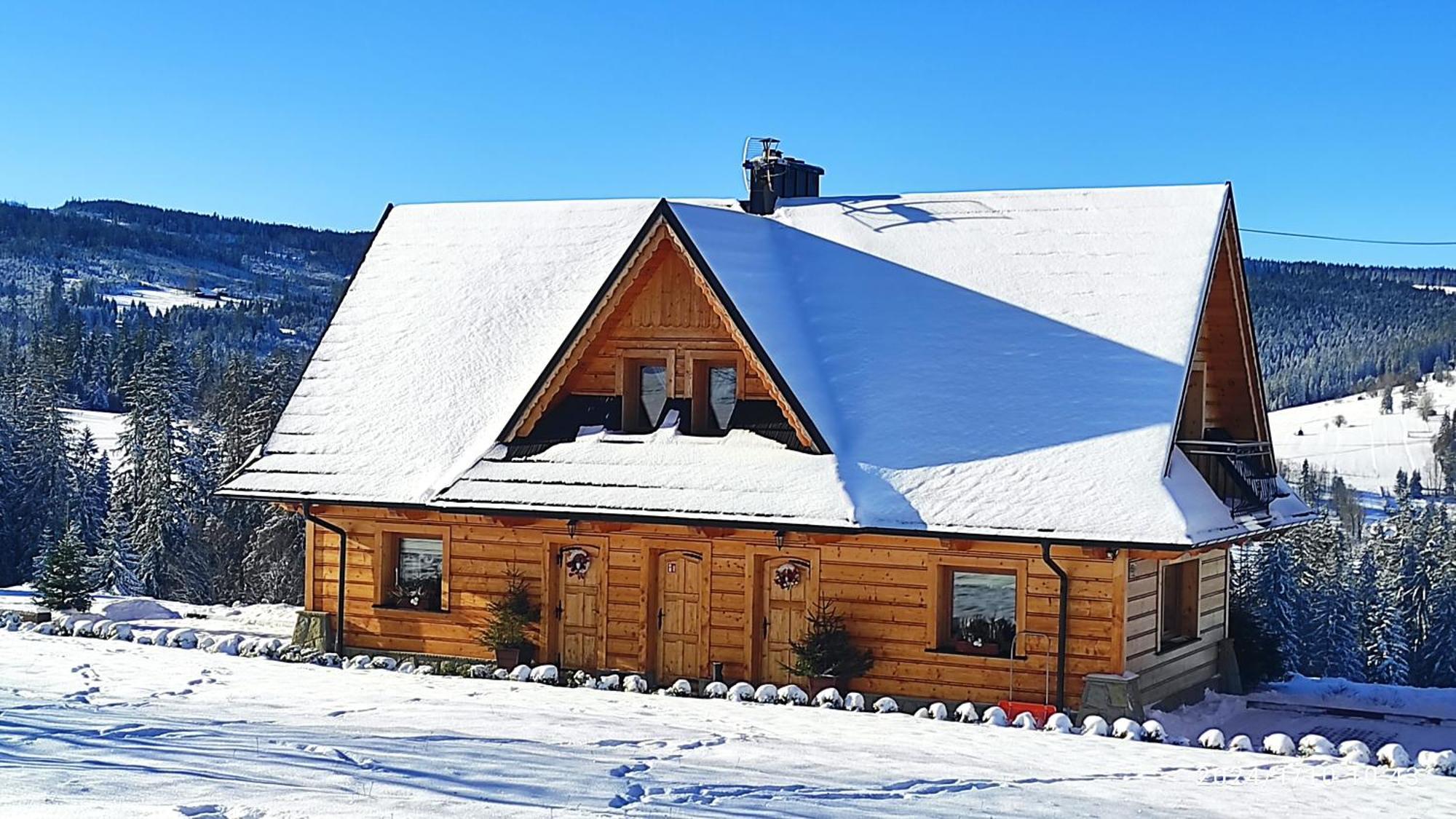 Witowianskie Domki Z Kominkiem, Jacuzzi I Sauna Dzianisz エクステリア 写真