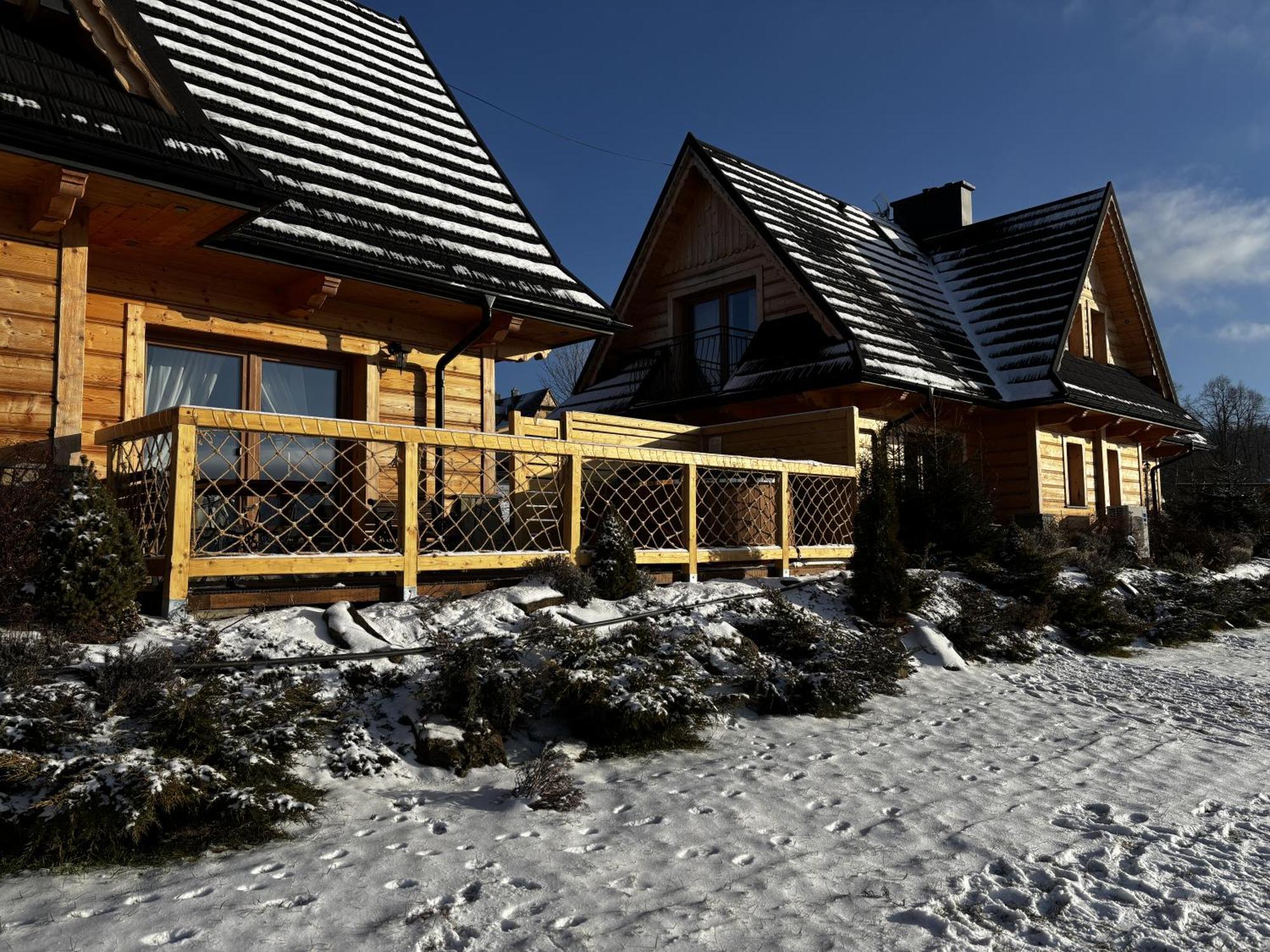 Witowianskie Domki Z Kominkiem, Jacuzzi I Sauna Dzianisz エクステリア 写真
