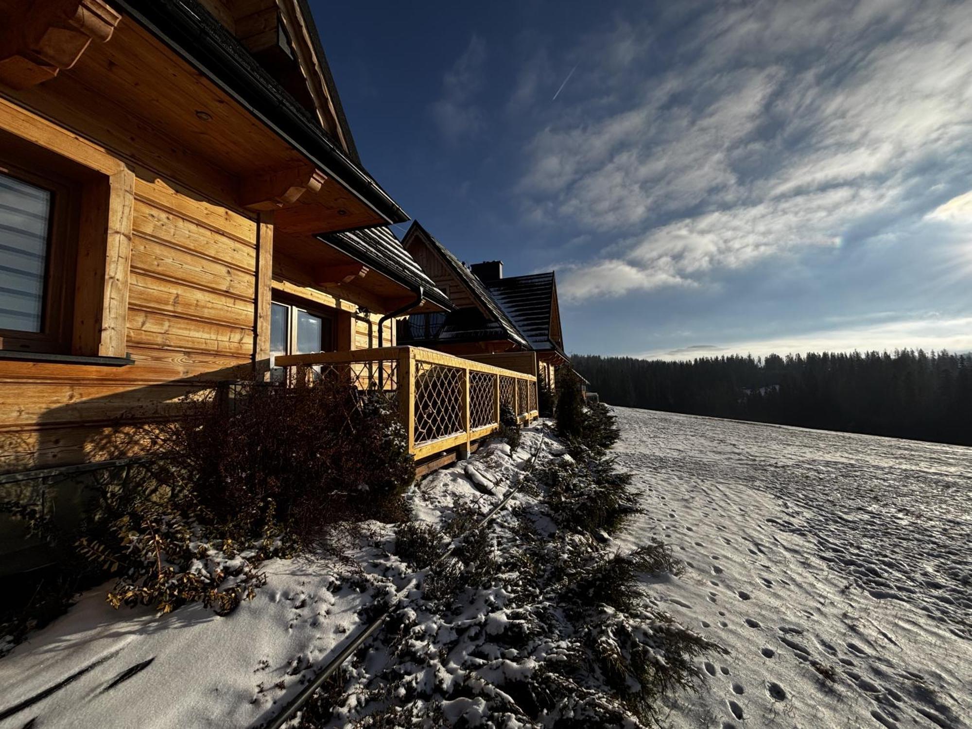 Witowianskie Domki Z Kominkiem, Jacuzzi I Sauna Dzianisz エクステリア 写真