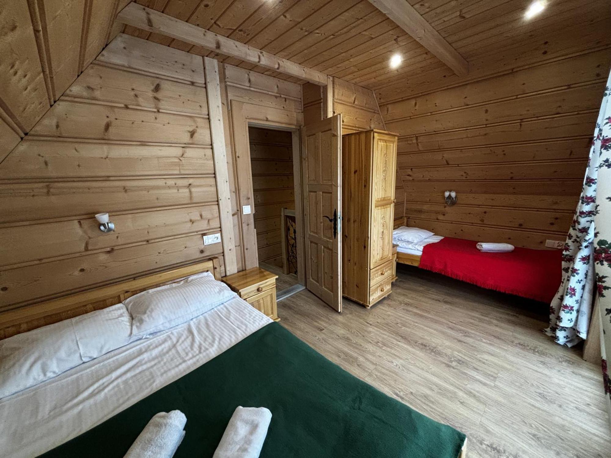 Witowianskie Domki Z Kominkiem, Jacuzzi I Sauna Dzianisz エクステリア 写真
